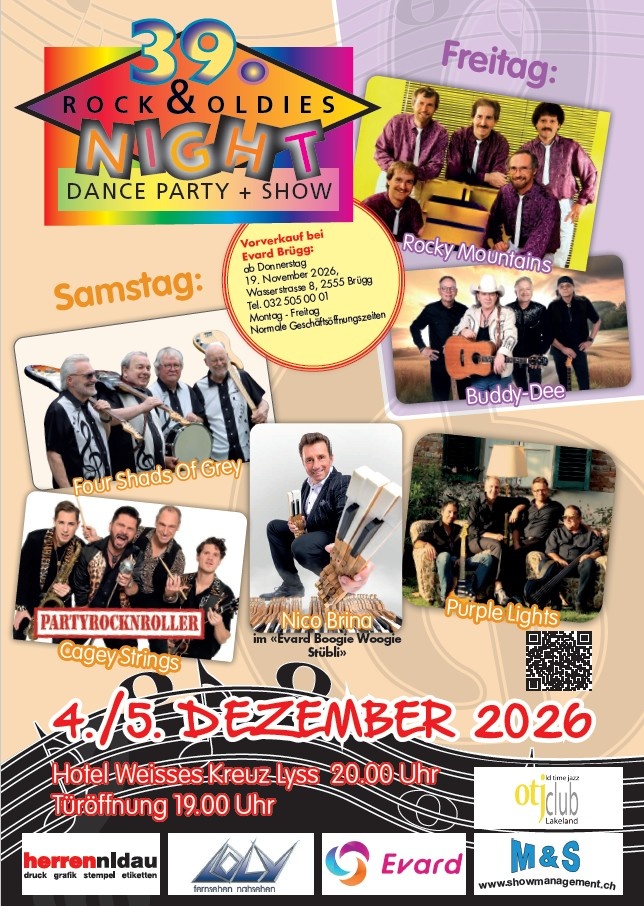 39. Rock & Oldies Night Dance Party + Show